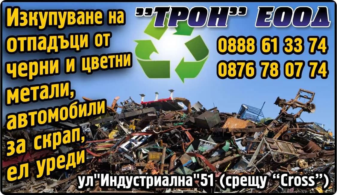 ТРОН - ПОКУПКА - ПРОДАЖБА НА СТОКИ ИЛИ ДРУГИ ВЕЩИ С ЦЕЛ ПРЕПРОДАЖБА В ПЪРВОНАЧАЛЕН, ПРЕРАБОТЕН ИЛИ ОБРАБОТЕ…