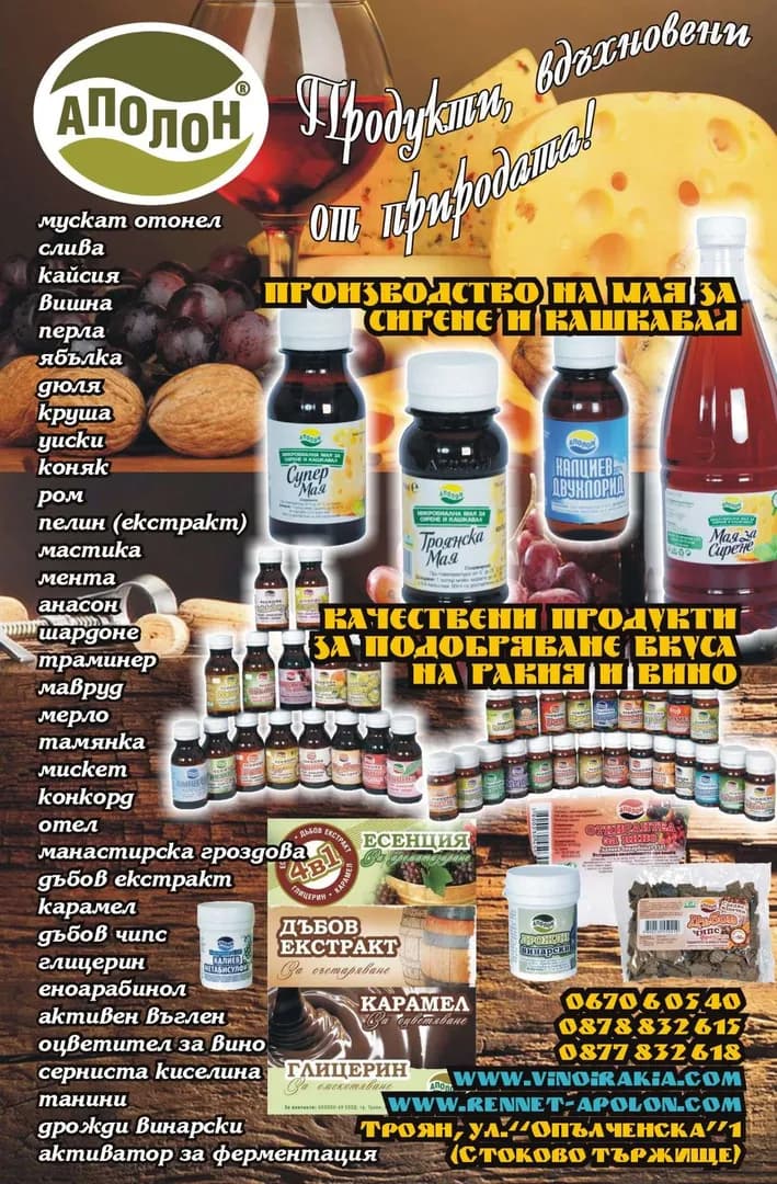 АПОЛОН - 69 - ТЪРГОВСКА ДЕЙНОСТ С ВСИЧКИ РАЗРЕШЕНИ ОТ
ЗАКОНА СТОКИ В СТРАНАТА И ЧУЖБИНА; ВНОС
И ИЗНОС НА ХРАНИТЕ…