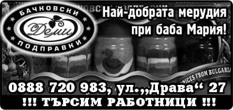 ДЕМИ - ЕЛЕНА АНДРЕЕВА 61 - ТЪРГОВИЯ С БИЛКИ, ПОДПРАВКИ И ДРУГИ ЛЕЧЕБНИ КУЛТУРИ, ГЬБАРСТВО, ЕКОХРАНИ И НАПИТКИ. РАЗКРИВАНЕ И ЕКС…
